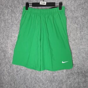 Nike Men's Dri-FIT Team Flex Woven Training Shorts Mens Small Pockets Green